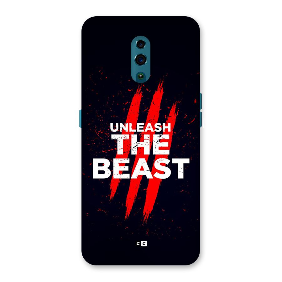 Unleash The Beast Back Case for Oppo Reno