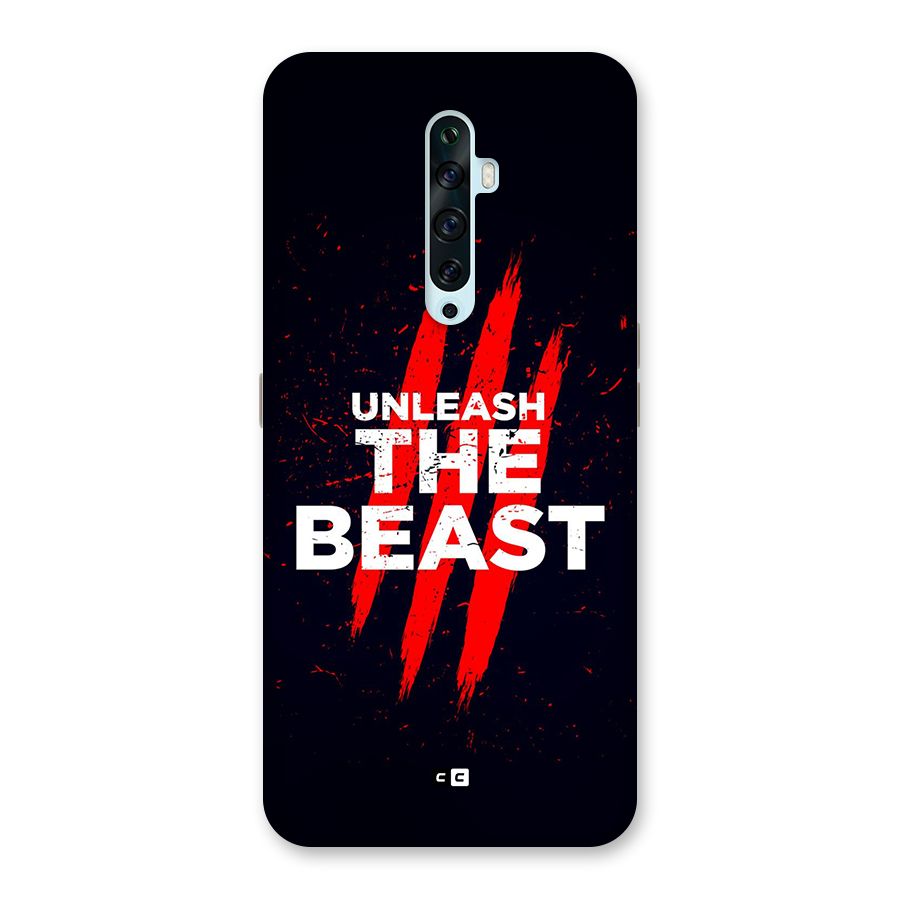 Unleash The Beast Back Case for Oppo Reno2 F