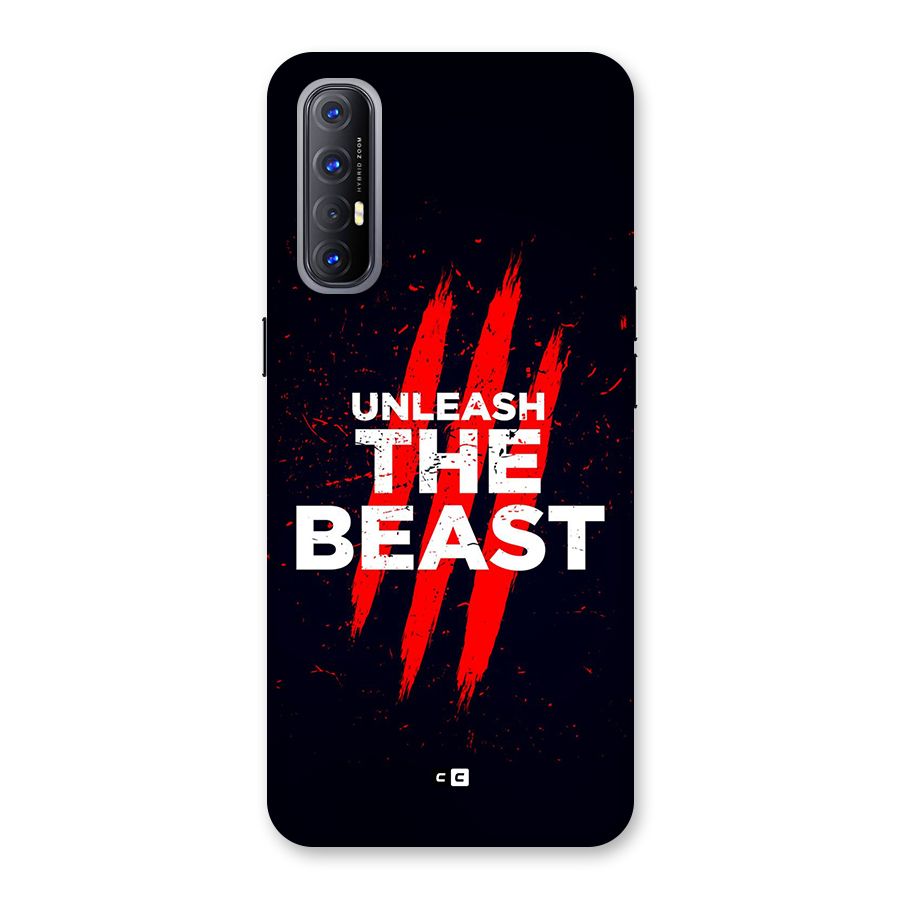 Unleash The Beast Back Case for Oppo Reno3 Pro
