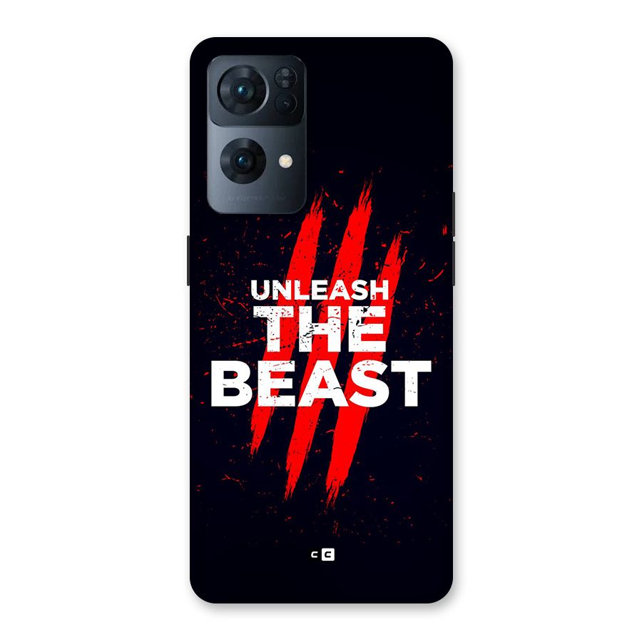 Unleash The Beast Back Case for Oppo Reno7 Pro 5G