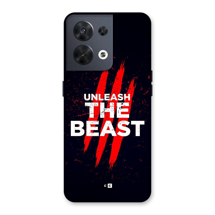 Unleash The Beast Back Case for Oppo Reno8 5G