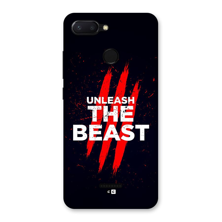 Unleash The Beast Back Case for Redmi 6