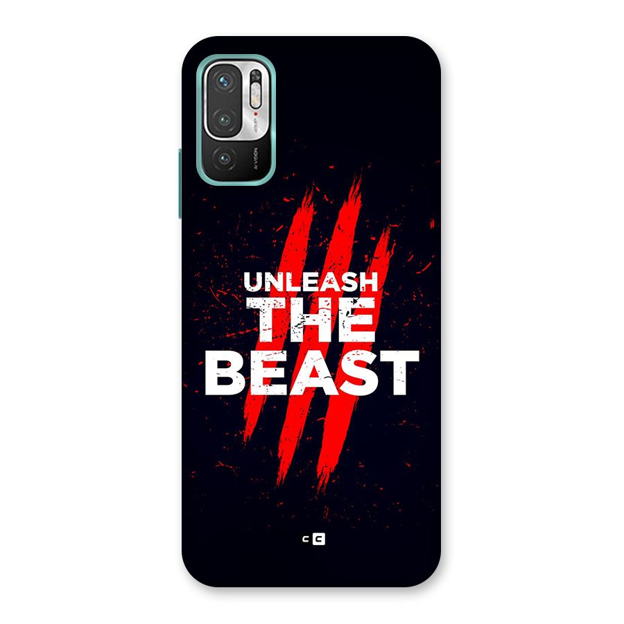 Unleash The Beast Back Case for Redmi Note 10T 5G