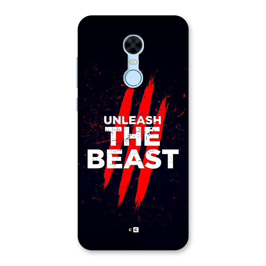 Unleash The Beast Back Case for Redmi Note 5