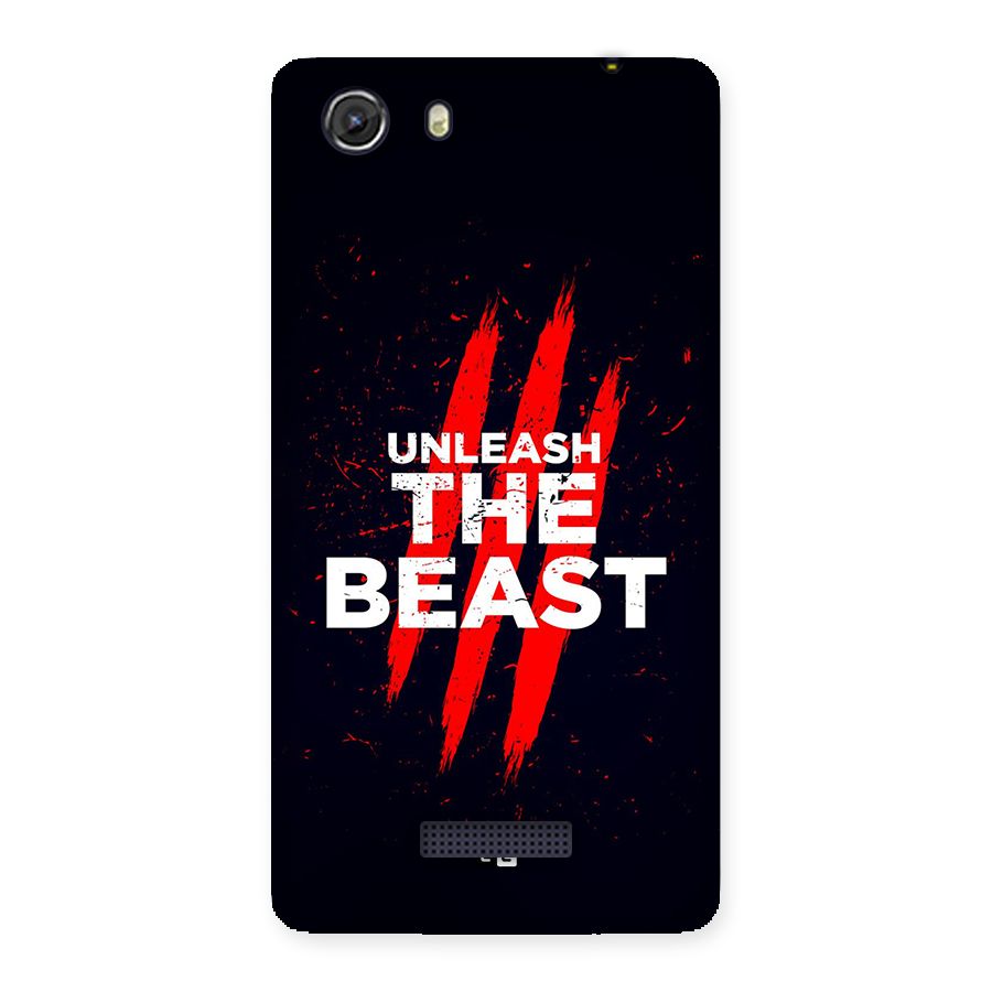 Unleash The Beast Back Case for Unite 3