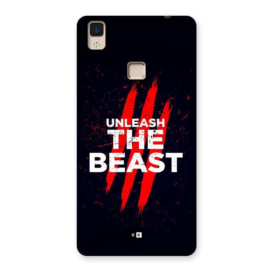 Unleash The Beast Back Case for V3 Max