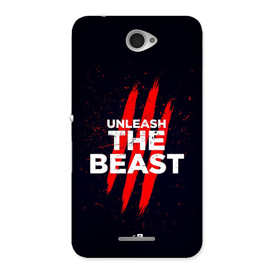 Unleash The Beast Back Case for Xperia E4