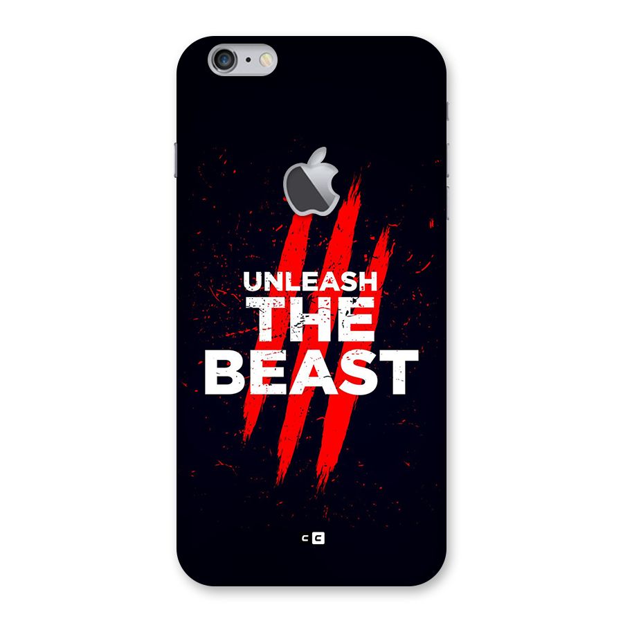 Unleash The Beast Back Case for iPhone 6 Plus 6S Plus Logo Cut