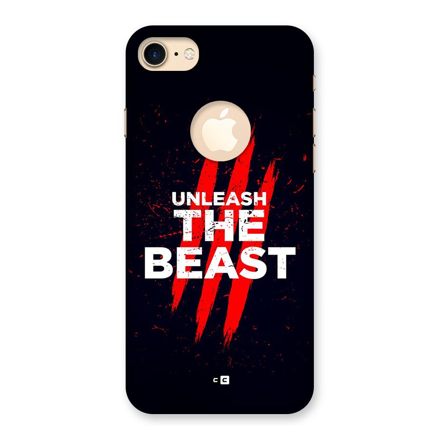 Unleash The Beast Back Case for iPhone 7 Logo Cut
