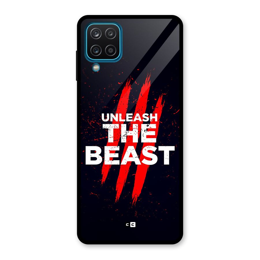 Unleash The Beast Glass Back Case for Galaxy A12
