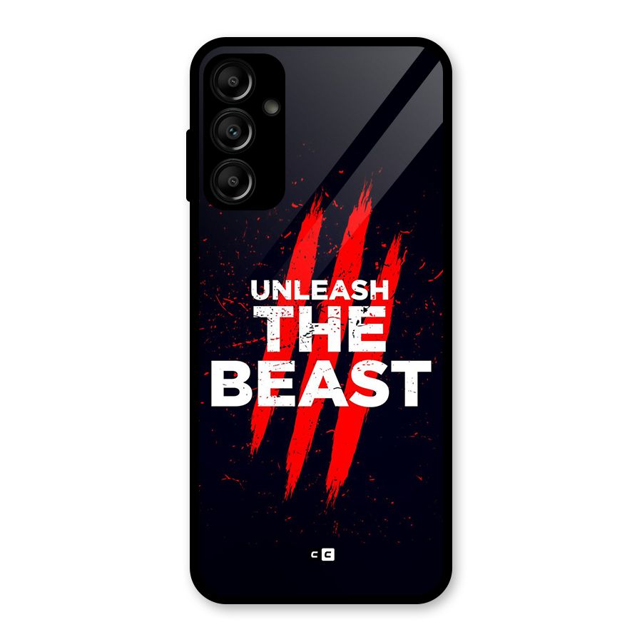 Unleash The Beast Glass Back Case for Galaxy A14 5G