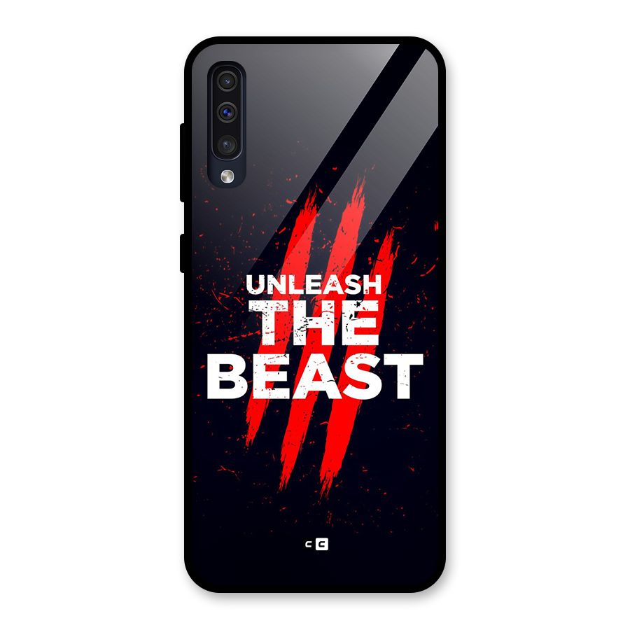 Unleash The Beast Glass Back Case for Galaxy A30s