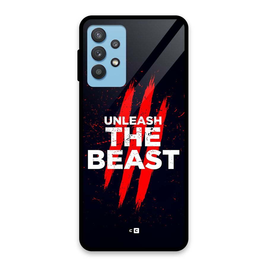 Unleash The Beast Glass Back Case for Galaxy M32 5G