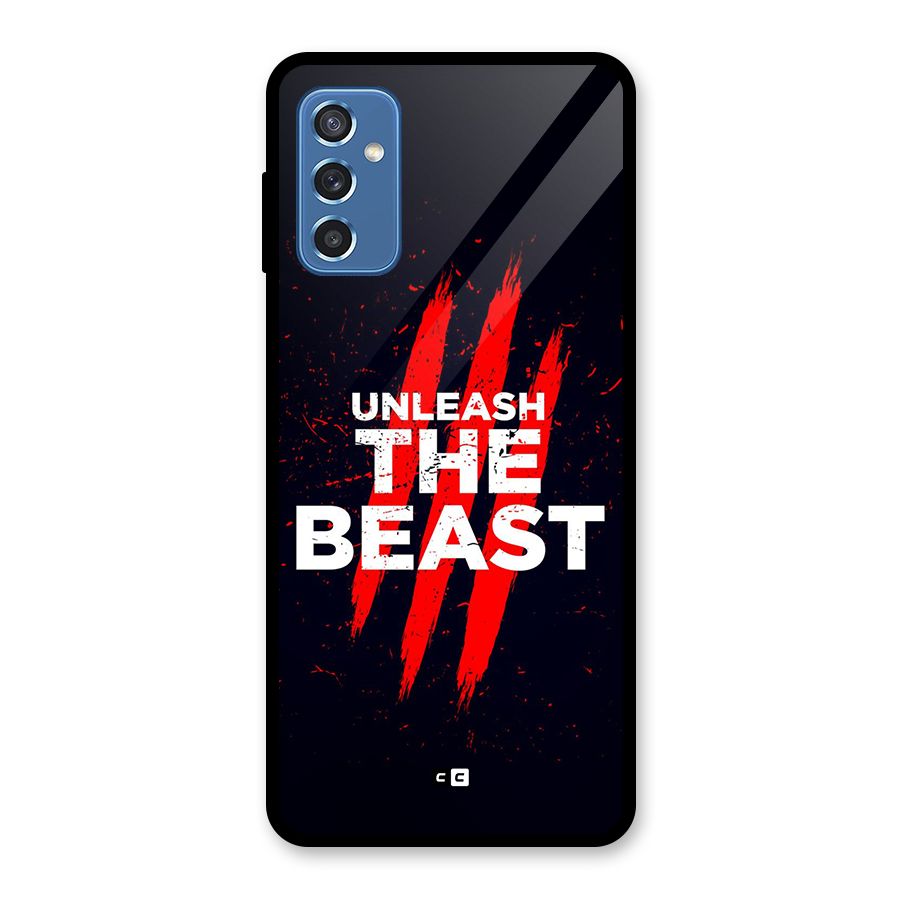 Unleash The Beast Glass Back Case for Galaxy M52 5G