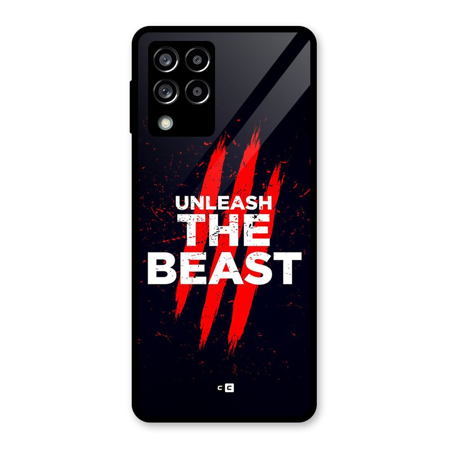 Unleash The Beast Glass Back Case for Galaxy M53 5G