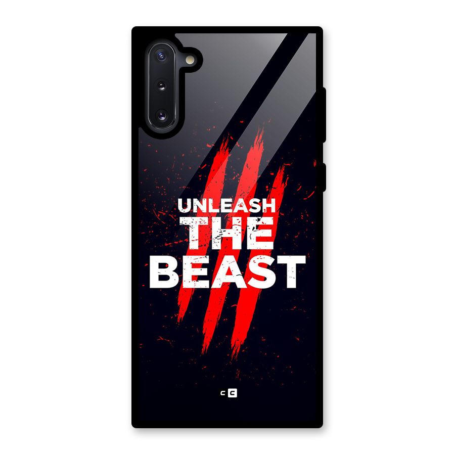 Unleash The Beast Glass Back Case for Galaxy Note 10