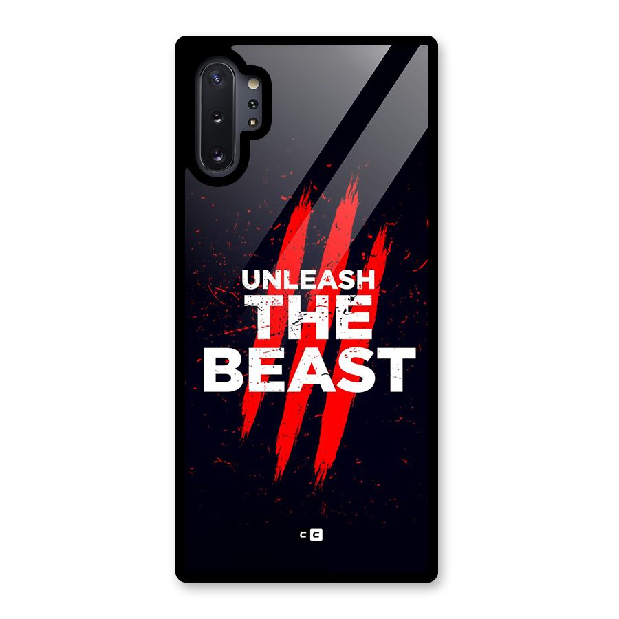 Unleash The Beast Glass Back Case for Galaxy Note 10 Plus
