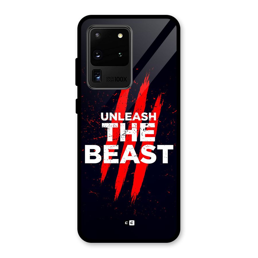 Unleash The Beast Glass Back Case for Galaxy S20 Ultra