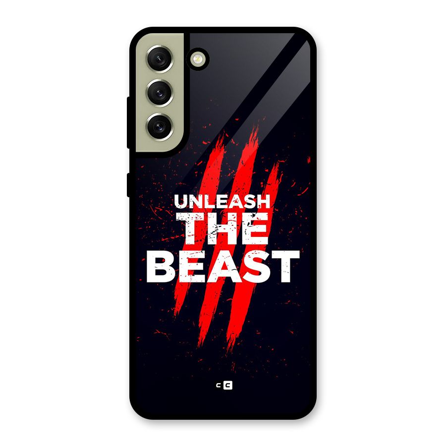 Unleash The Beast Glass Back Case for Galaxy S21 FE 5G