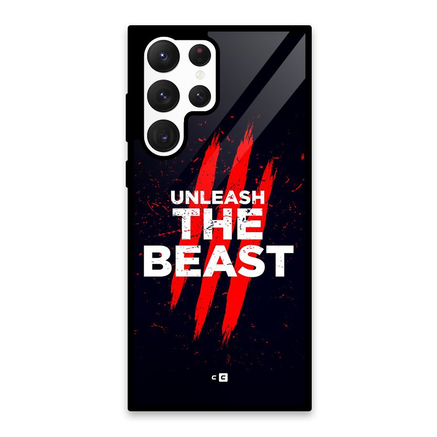 Unleash The Beast Glass Back Case for Galaxy S22 Ultra 5G