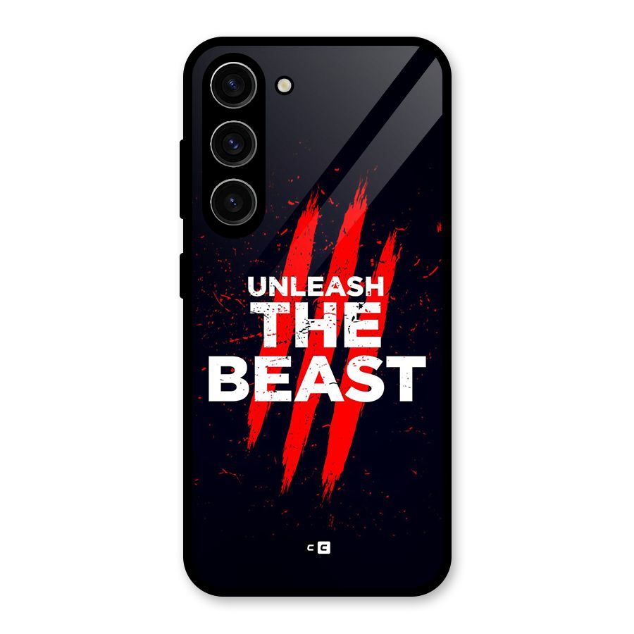 Unleash The Beast Glass Back Case for Galaxy S23