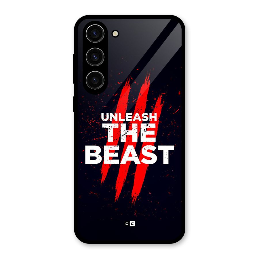 Unleash The Beast Glass Back Case for Galaxy S23 Plus