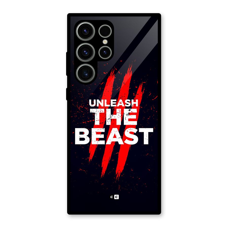 Unleash The Beast Glass Back Case for Galaxy S23 Ultra