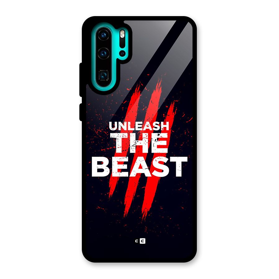 Unleash The Beast Glass Back Case for Huawei P30 Pro