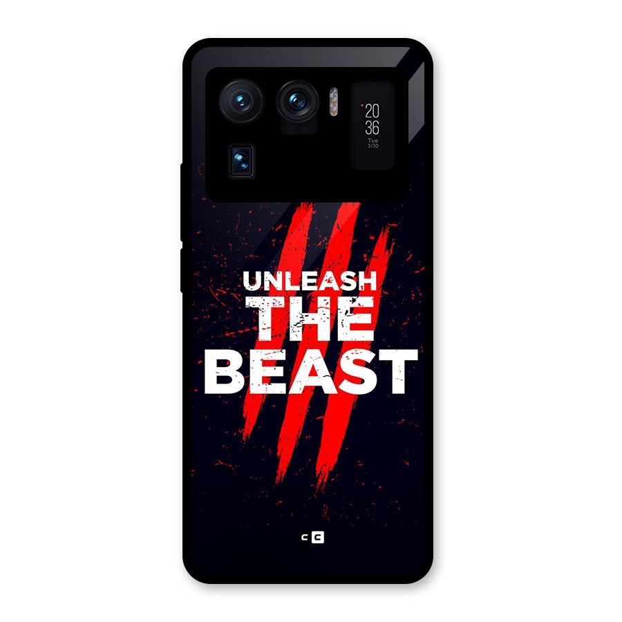Unleash The Beast Glass Back Case for Mi 11 Ultra