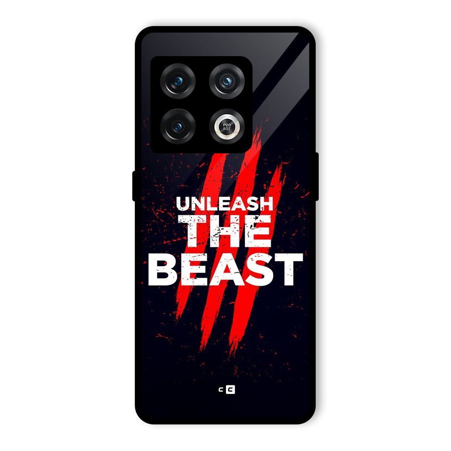 Unleash The Beast Glass Back Case for OnePlus 10 Pro 5G