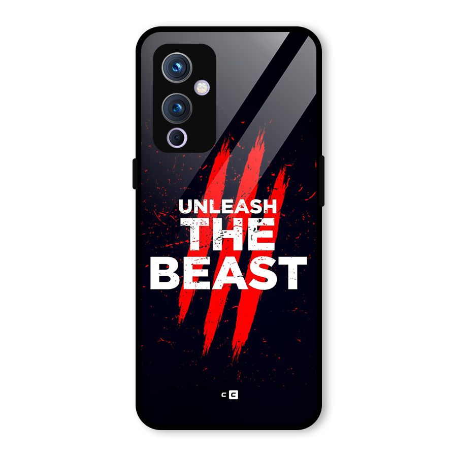 Unleash The Beast Glass Back Case for OnePlus 9