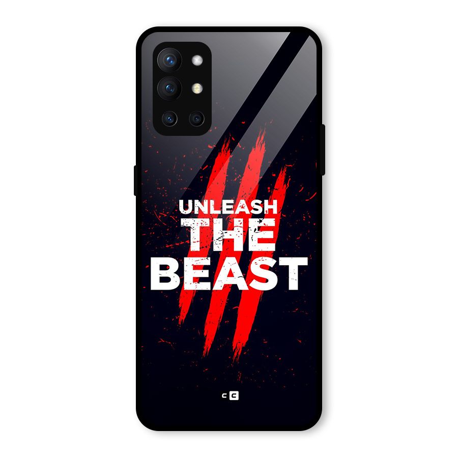 Unleash The Beast Glass Back Case for OnePlus 9R