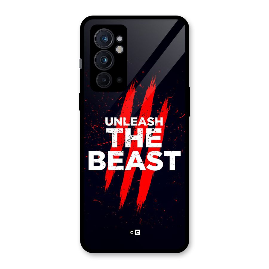 Unleash The Beast Glass Back Case for OnePlus 9RT 5G