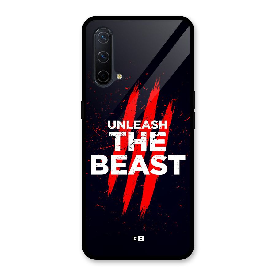 Unleash The Beast Glass Back Case for OnePlus Nord CE 5G