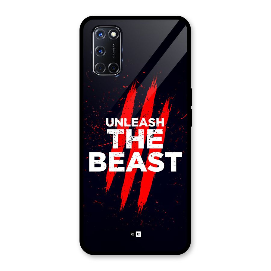 Unleash The Beast Glass Back Case for Oppo A52