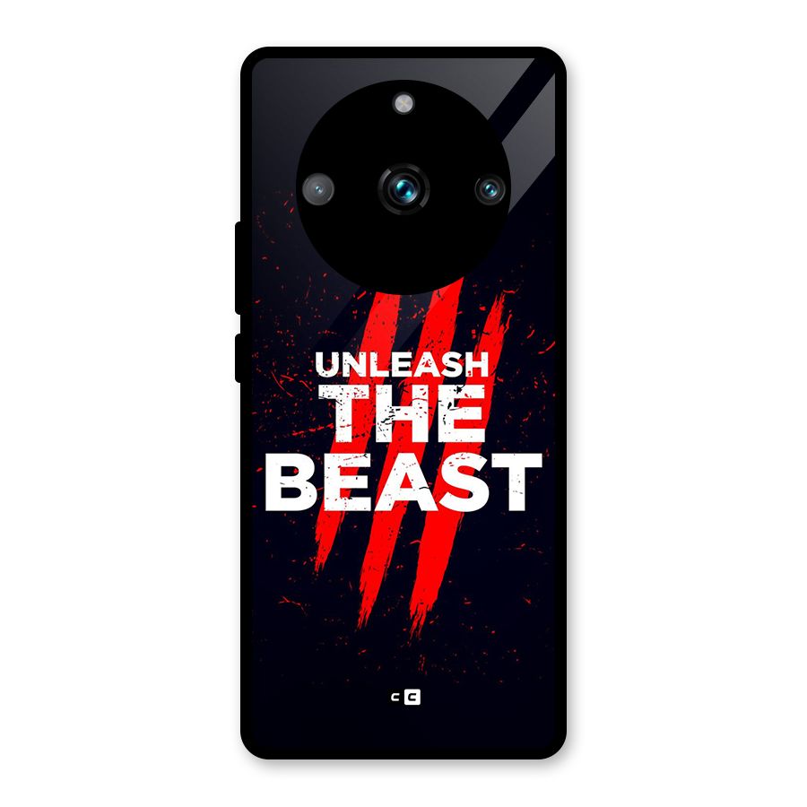 Unleash The Beast Glass Back Case for Realme 11 Pro Plus