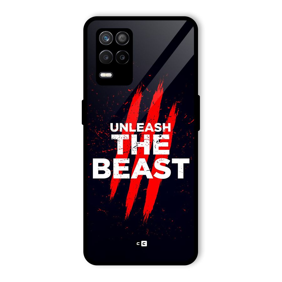 Unleash The Beast Glass Back Case for Realme 9 5G