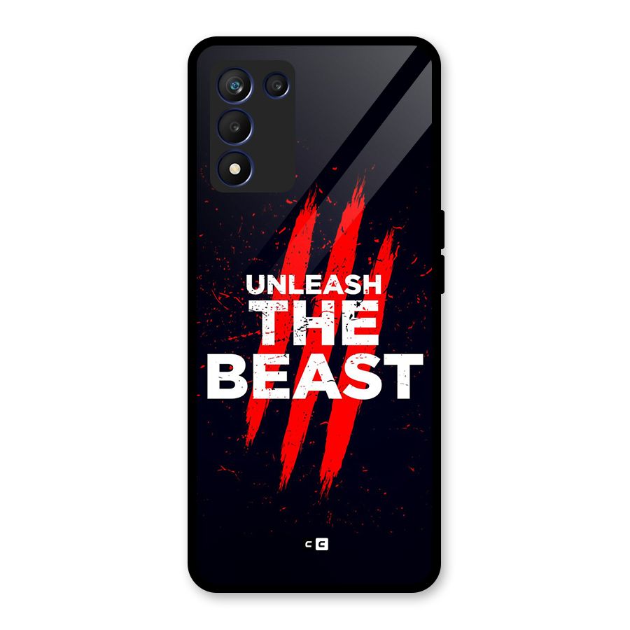 Unleash The Beast Glass Back Case for Realme 9 5G Speed