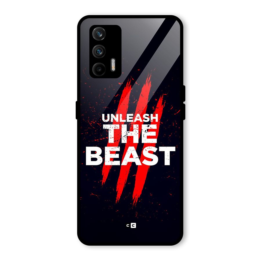 Unleash The Beast Glass Back Case for Realme GT 5G