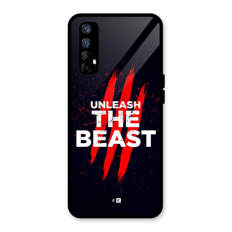 Unleash The Beast Glass Back Case for Realme Narzo 20 Pro