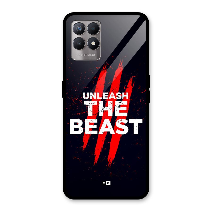 Unleash The Beast Glass Back Case for Realme Narzo 50