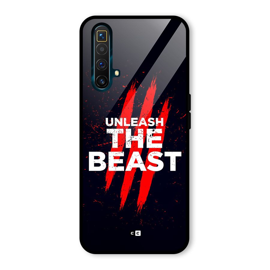 Unleash The Beast Glass Back Case for Realme X3 SuperZoom