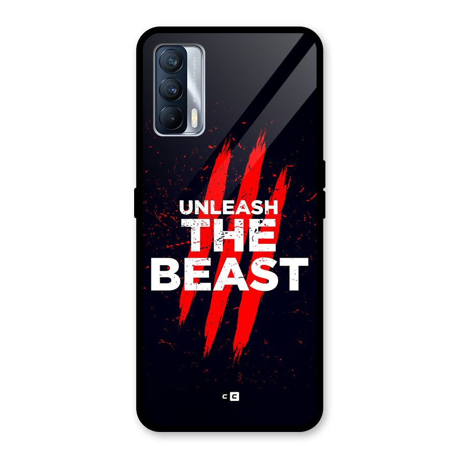 Unleash The Beast Glass Back Case for Realme X7
