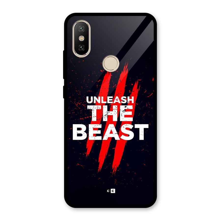 Unleash The Beast Glass Back Case for Redmi A2