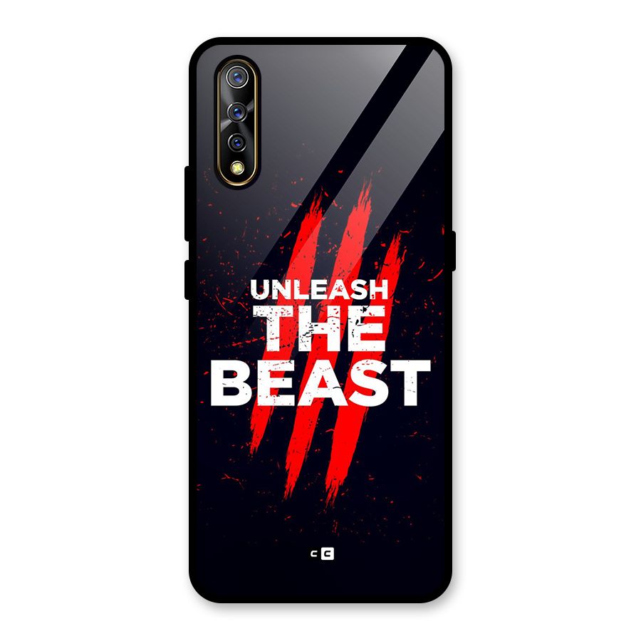 Unleash The Beast Glass Back Case for Vivo S1