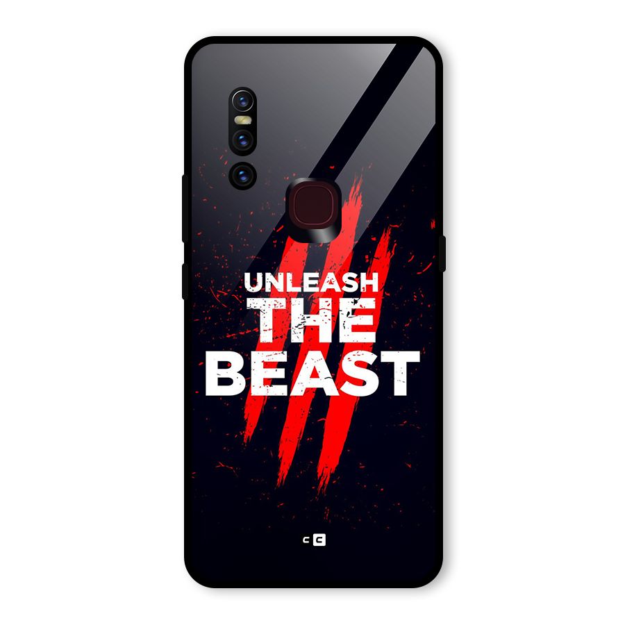 Unleash The Beast Glass Back Case for Vivo V15