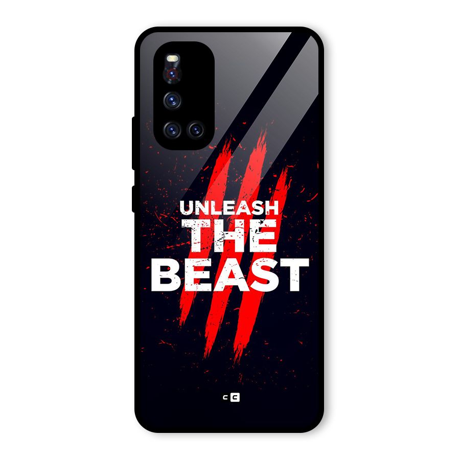 Unleash The Beast Glass Back Case for Vivo V19