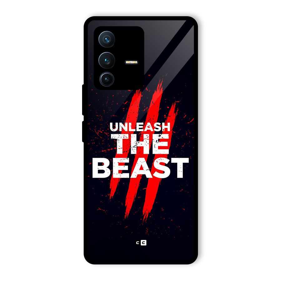 Unleash The Beast Glass Back Case for Vivo V23 Pro