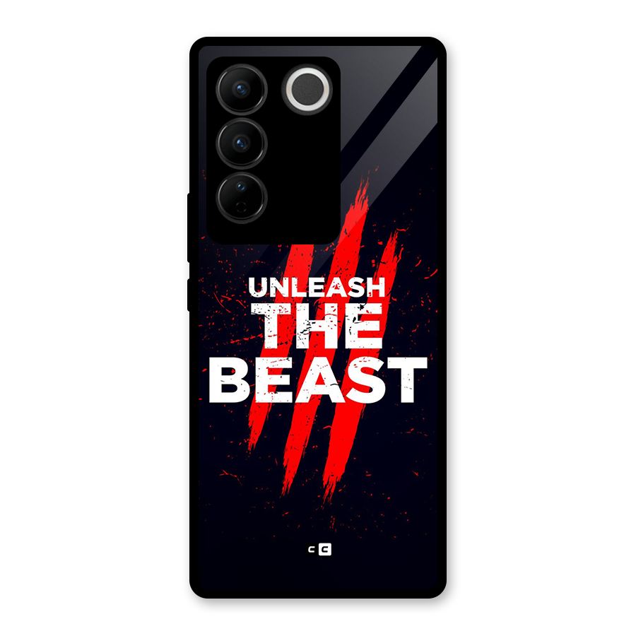 Unleash The Beast Glass Back Case for Vivo V27