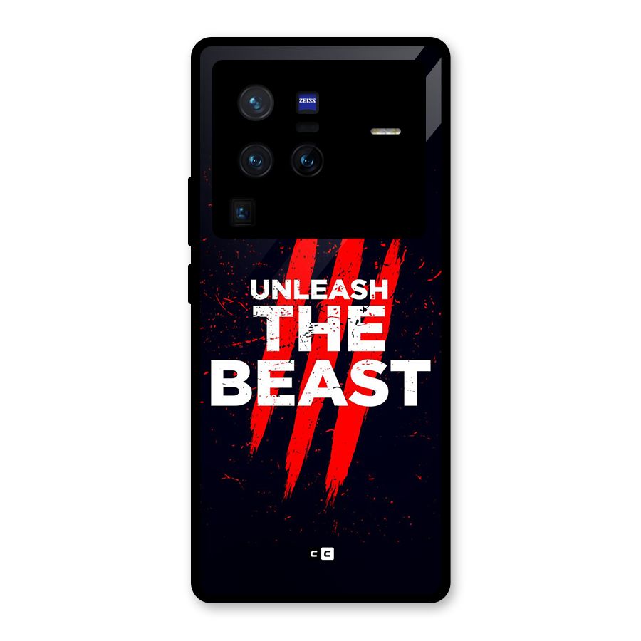 Unleash The Beast Glass Back Case for Vivo X80 Pro